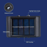 ZIDNA DEKORATIVNA SOLARNA LAMPA 8 KOMADA Outlet Prodaja
